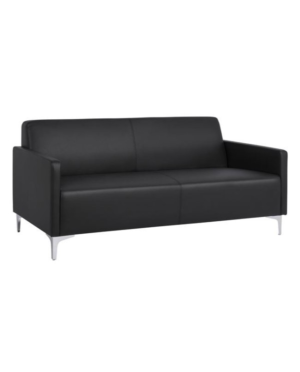 ΚΑΝΑΠΕΣ 3ΘΕΣΙΟΣ NELLIE HM3159.31 ΜΕ ΜΑΥΡΟ PU 163x71x71Υ εκ.