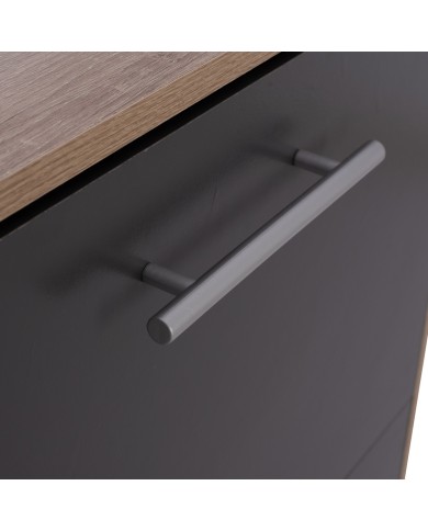 ΠΑΠΟΥΤΣΟΘΗΚΗ ΞΥΛΙΝΗ DAVINA HM2221.04 SONAMA-ΓΚΡΙ 3ΘΕΣΕΩΝ 62Χ24Χ110Υεκ