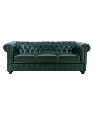 ΚΑΝΑΠΕΣ 3ΘΕΣΙΟΣ T.CHESTERFIELD HM3009.08 ΤΕΧΝΟΔΕΡΜΑ ΚΥΠΑΡΙΣΣΙ 208x90x73 εκ.