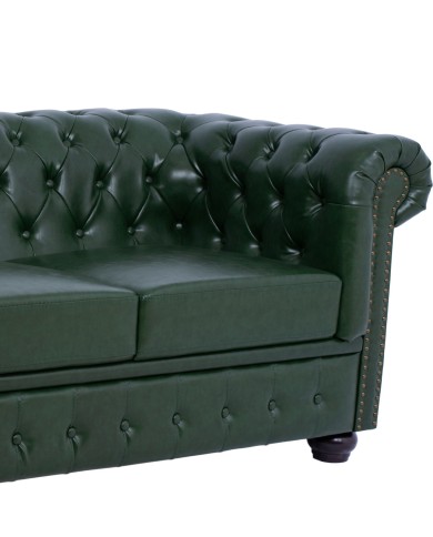 ΚΑΝΑΠΕΣ 3ΘΕΣΙΟΣ T.CHESTERFIELD HM3009.08 ΤΕΧΝΟΔΕΡΜΑ ΚΥΠΑΡΙΣΣΙ 208x90x73 εκ.