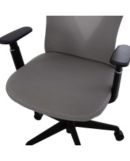 ΚΑΡΕΚΛΑ ΓΡΑΦΕΙΟΥ SUPERIOR ΓΚΡΙ HM1170.10 65x62x100 εκ.