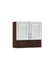 Ντουλάπι Κουζίνας κρεμαστό με ράφι 80εκ. Snow, No 80 P MDF, 80x30x72 εκ., Genomax