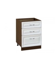 Ντουλάπι Κουζίνας επιδαπέδιο 60εκ. Snow, Νο 603 MDF, Genomax