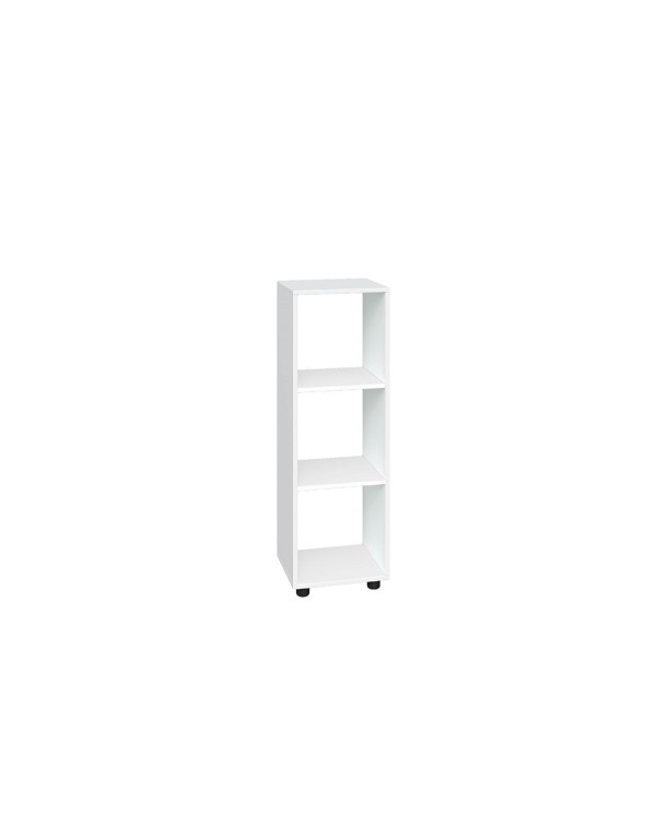 Βιβλιοθήκη ανοιχτή 35x33x106, Kubo 3 Λευκό, Genomax