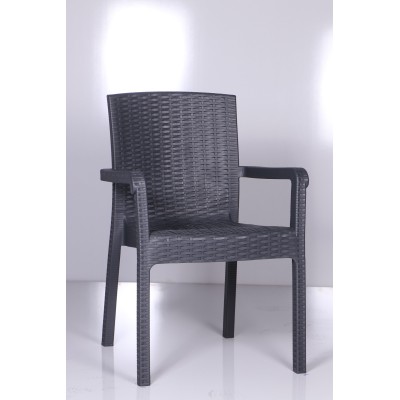 Πολυθρόνα ραταν γκρι...