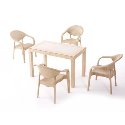 Σετ τραπεζαρία κήπου 5 τεμ...