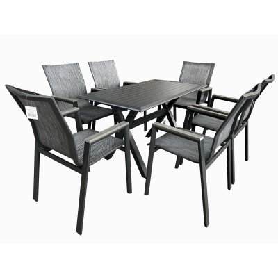 Σετ τραπεζαρία κήπου 7τμχ...