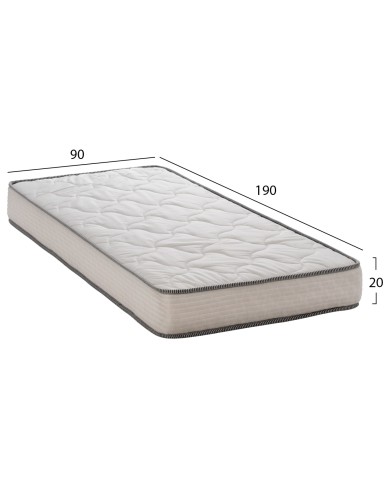 ΣΤΡΩΜΑ DREAMTOPIA ΣΕΙΡΑ RELIEF HM653.90 BONNELL SPRING 90x190 εκ.