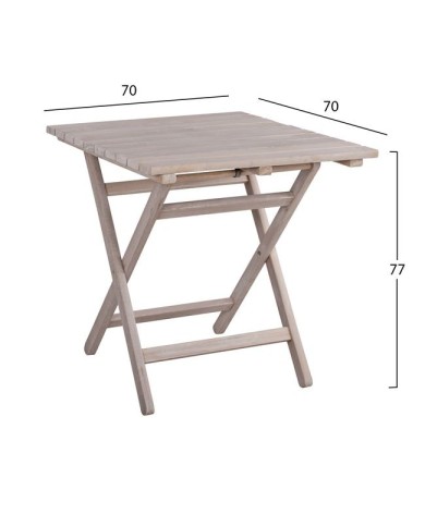 ΤΡΑΠΕΖΙ ΣΚΗΝΟΘΕΤΗ ΛΗΜΝΟΣ 70Χ70 CHALK FINISH ΛΕΥΚΟ ΕΜΠΟΤΙΣΜΟΥ HM5648.03