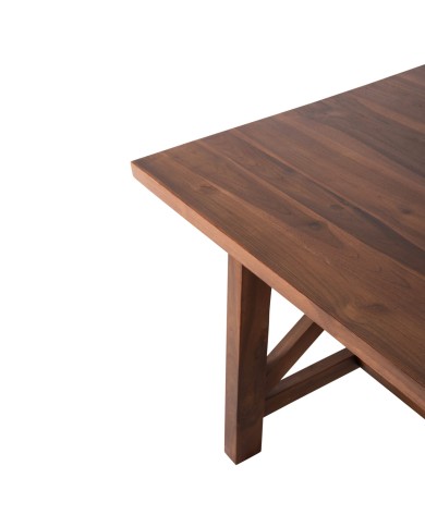 ΤΡΑΠΕΖΙ ΤΡΑΠΕΖΑΡΙΑΣ TRON HM9404.01 ΤΕΑΚ ΞΥΛΟ 220X100X80Υεκ.