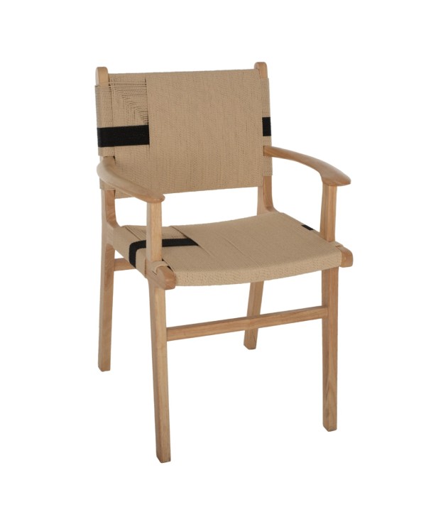ΠΟΛΥΘΡΟΝΑ RUBBERWOOD ΚΑΙ ΣΧΟΙΝΙ 62,5x60x88Yεκ.HM9324.01