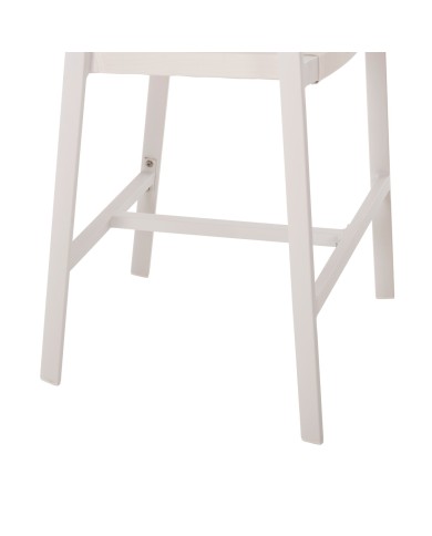ΣΚΑΜΠΟ ΑΛΟΥΜΙΝΙΟΥ HM5892.12 ΜΕΣΑΙΟΥ ΥΨΟΥΣ RATTAN & TEXTLINE ΛΕΥΚΟ ΜΠΕΖ 56,5x57x99,5
