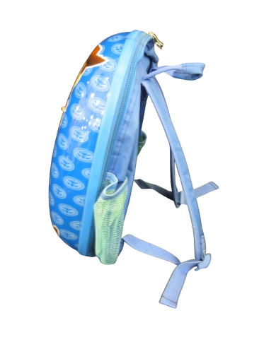 Παιδική τσάντα πλάτης μπλε πολύχρωμη toy story  back pack με μία ποτηροθηκη και τρεις εσωτερικές θήκες 40x12x38εκ