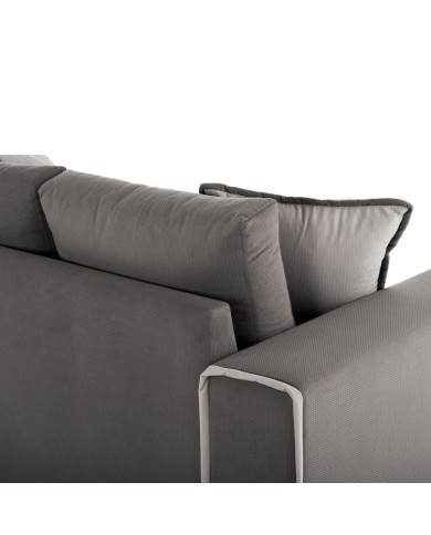 ΣΕΤ ΣΑΛΟΝΙ 2 ΤΜΧ  HOME ΥΦΑΣΜΑ ΑΛΕΚΙΑΣΤΟ ΓΚΡΙ HM3235.01