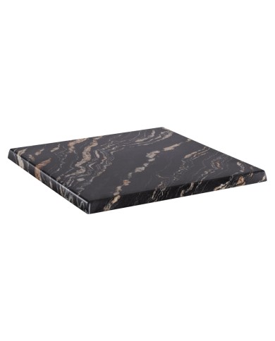 ΕΠΙΦΑΝΕΙΑ ΤΡΑΠΕΖΙΟΥ WERZALIT 60Χ60Χ3.5εκ.  BLACK GOLD MARBLE HM5229.15