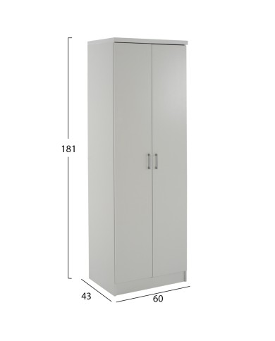ΝΤΟΥΛΑΠΑ 2ΦΥΛΛΗ BAILEY ΜΕ ΤΡΙΑ ΡΑΦΙΑ HM337.05 ΜΕΛΑΜΙΝΗ ΛΕΥΚΗ 60Χ43Χ181Υεκ.