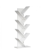 ΒΙΒΛΙΟΘΗΚΗ LIANA ΜΕΛΑΜΙΝΗΣ ΛΕΥΚΟ 46x22x128,5Yεκ.HM9028.13