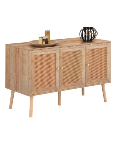 ΜΠΟΥΦΕΣ ΜΕΛΑΜΙΝΗΣ COLM- ΣΥΝΘ. RATTAN ΣΤΙΣ ΠΟΡΤΕΣ HM9220.11 120Χ39Χ70Υεκ.