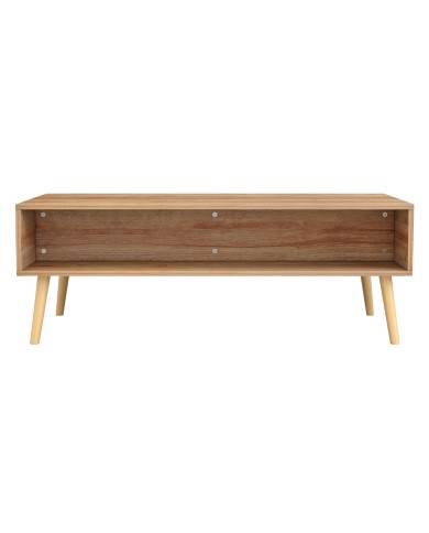 ΤΡΑΠΕΖΙ ΣΑΛΟΝΙΟΥ ΜΕΛΑΜΙΝΗΣ COLM RATTAN HM9224.11 ΣΕ ΦΥΣΙΚΟ ΧΡΩΜΑ 110x59x39,5Yεκ.