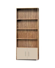 Βιβλιοθήκη παιδική 75cm καρυδί-εκρού