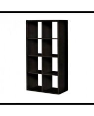 Κυβική βιβλιοθήκη 2x4 75cm βεγγε