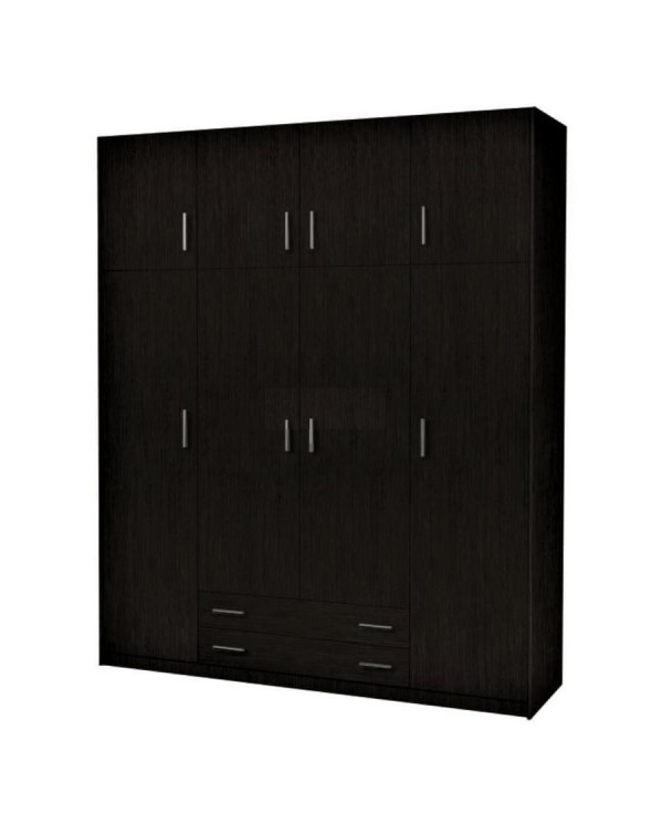 Ντουλάπα τετράφυλλη με πατάρι 200x240x60 βέγγε