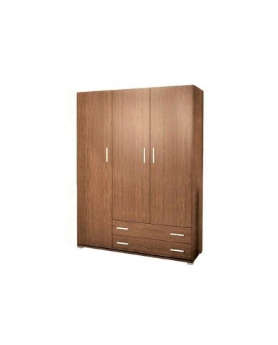 Παιδική ντουλάπα τρίφυλλη 110cm καρυδί