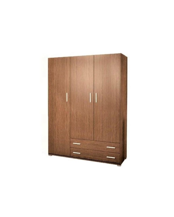 Παιδική ντουλάπα τρίφυλλη 110cm καρυδί