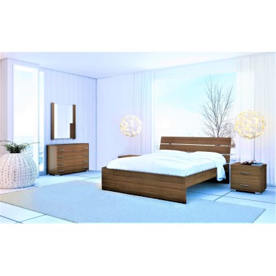 Σετ υπνοδωματίου "Νότα" καρυδί