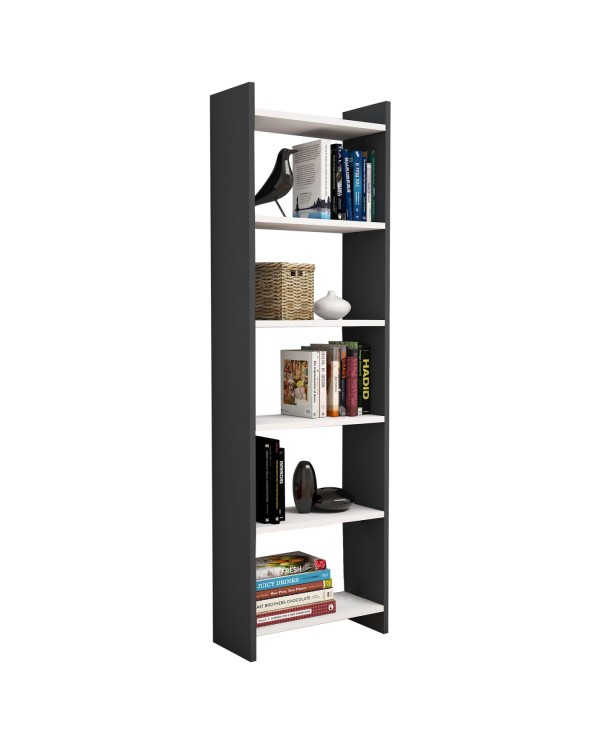 ΒΙΒΛΙΟΘΗΚΗ CLASSIKER HM9226.13 ΜΕΛΑΜΙΝΗΣ ΓΚΡΙ-ΛΕΥΚΟ 48,5x22x160Υεκ.