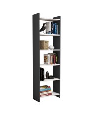 ΒΙΒΛΙΟΘΗΚΗ CLASSIKER HM9226.13 ΜΕΛΑΜΙΝΗΣ ΓΚΡΙ-ΛΕΥΚΟ 48,5x22x160Υεκ.
