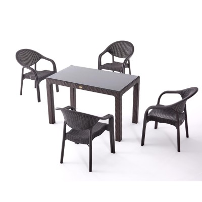 Σετ τραπεζαρία κήπου 5 τεμ...