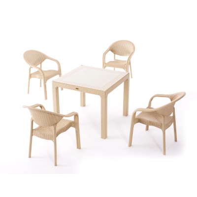 Σετ τραπεζαρία κήπου ραταν...