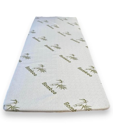 Ανωστρωμα Memory Foam Bamboo για στρώμα μονό με φερμουάρ για ευκολο πλύσιμο 90x200x6εκ Φανταστικό!!!! και οικονομικό