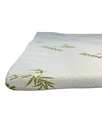 Ανωστρωμα Memory Foam Bamboo για στρώμα διπλό με φερμουάρ για ευκολο πλύσιμο 160x200x5εκ Φανταστικό!!!! και οικονομικό