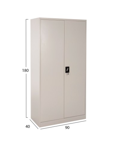 ΝΤΟΥΛΑΠΑ ΜΕΤΑΛΛΙΚΗ CLOD HM5961.11 2ΦΥΛΛΗ ΜΕ ΧΩΡΙΣΜΑ ΑΝΟΙΧΤΟ ΓΚΡΙ 90Χ40Χ180Yεκ.