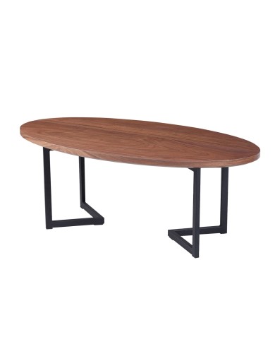 ΤΡΑΠΕΖΙ ΣΑΛΟΝΙΟΥ HM9468.02 MDF ME ΚΑΠΛΑΜΑ ΑΠΟ ΞΥΛΟ ΦΡΑΞΟΥ 120x60x45,5Yεκ.