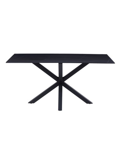 ΤΡΑΠΕΖΙ ΣΑΛΟΝΙΟΥ HM9470.04 BLACK MARBLE-ΜΑΥΡΗ ΜΕΤΑΛ.ΒΑΣΗ 120x60x45,5Yεκ.