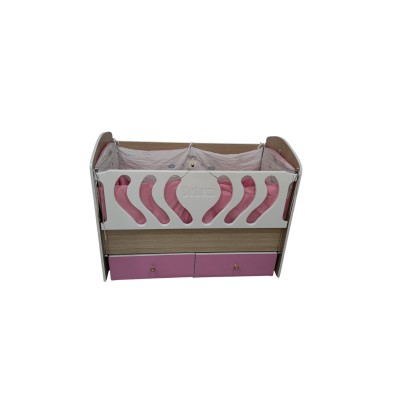 Κρεβάτι βρεφικό ροζ κούνια...