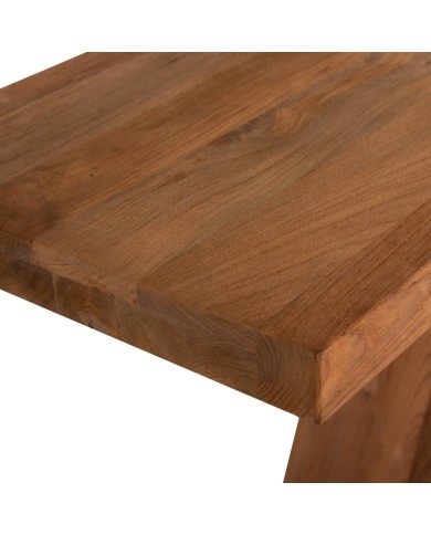 ΚΟΝΣΟΛΑ ΑΠΟ ΞΥΛΟ ΤΕΑΚ ΦΥΣΙΚΟ ΧΡΩΜΑ HM9555 220x50x90Υεκ.