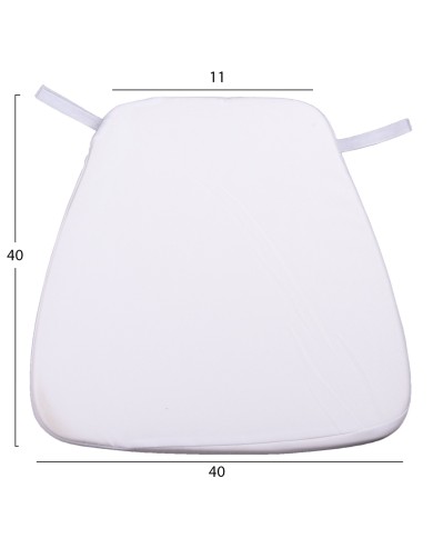 ΜΑΞΙΛΑΡΙ TIFFANYS HM8058.41FC ΜΕ ΥΦΑΣΜΑ WATER REPELLENT ΛΕΥΚΟ 38,5x37Χ2.5Υεκ.