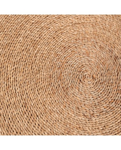 ΧΑΛΙ ΣΤΡΟΓΓΥΛΟ CRATER HM7847 MENDONG GRASS ΣΕ ΦΥΣΙΚΟ ΧΡΩΜΑ Φ100 εκ.