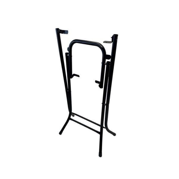 Βάση για σταντ πτυσσόμενη για τραπέζι μπαρ μεταλλική μαύρη 47x52x108εκ