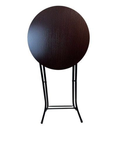 Βάση για σταντ πτυσσόμενη για τραπέζι μπαρ μεταλλική μαύρη 47x52x108εκ