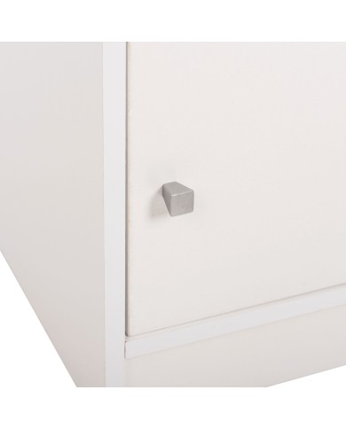 ΚΟΜΟΔΙΝΟ ΜΕΛΑΜΙΝΗΣ MALORY HM2205.05 ΛΕΥΚO 40x40x50Yεκ.
