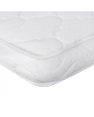 ΣΤΡΩΜΑ ΜΕ FOAM ΧΩΡΙΣ ΕΛΑΤΗΡΙΑ JORDY 120X200x15Y-- HM374.08  (ROLL PACKING) ΛΕΥΚΟ