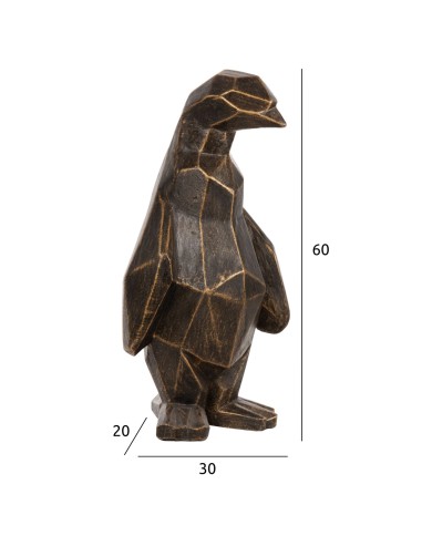 ΔΙΑΚΟΣΜΗΤΙΚΟ ΔΑΠΕΔΟΥ PENGUIN HM7913 GRC ΣΕ ΜΑΥΡΗ ΠΑΤΙΝΑ ΜΕ ΧΡΥΣΕΣ ΛΕΠΤΟΜΕΡΕΙΕΣ 30x20x60Υεκ.