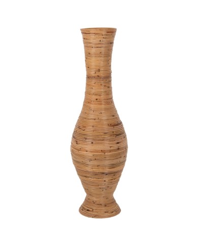 ΔΙΑΚΟΣΜΗΤΙΚΟ ΒΑΖΟ ΔΑΠΕΔΟΥ HM7852 RATTAN ΣΕ ΦΥΣΙΚΟ Φ30x100Yεκ.