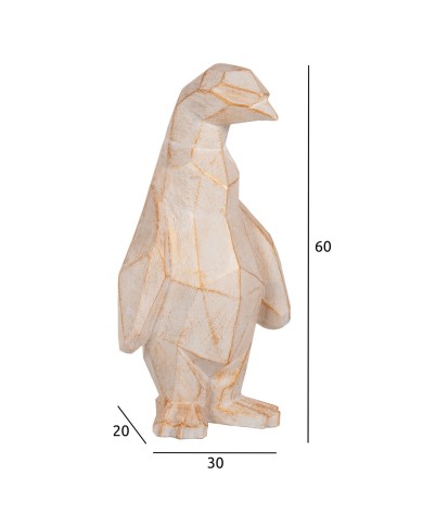 ΔΙΑΚΟΣΜΗΤΙΚΟ ΔΑΠΕΔΟΥ PENGUIN HM7915 GRC ΣΕ ΛΕΥΚΗ ΠΑΤΙΝΑ ΜΕ ΧΡΥΣΕΣ ΛΕΠΤΟΜΕΡΕΙΕΣ 30x20x60Υεκ.