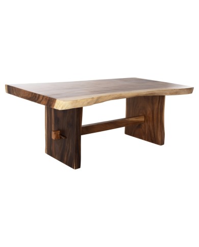 ΤΡΑΠΕΖΙ ΤΡΑΠΕΖΑΡΙΑΣ ULYSES HM9757 ΜΑΣΙΦ ΞΥΛΟ SUAR ΣΕ ΦΥΣΙΚΟ ΠΑΧΟΥΣ 9εκ 200x90x77Yεκ.